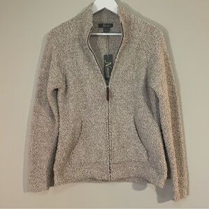 Natural Reflections Cozy Soft Beige Fleece Jacket